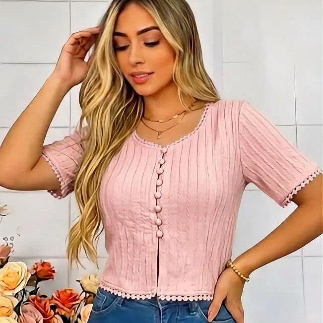Blusa en tejido de punto