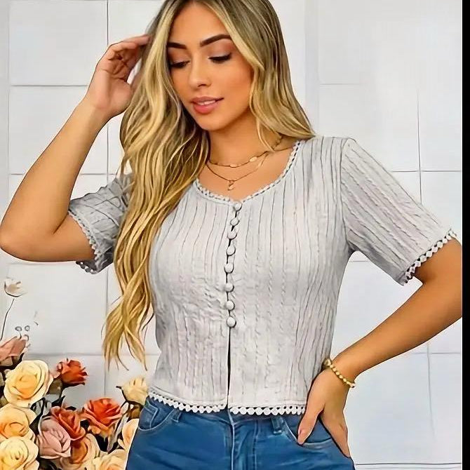 Blusa en tejido de punto