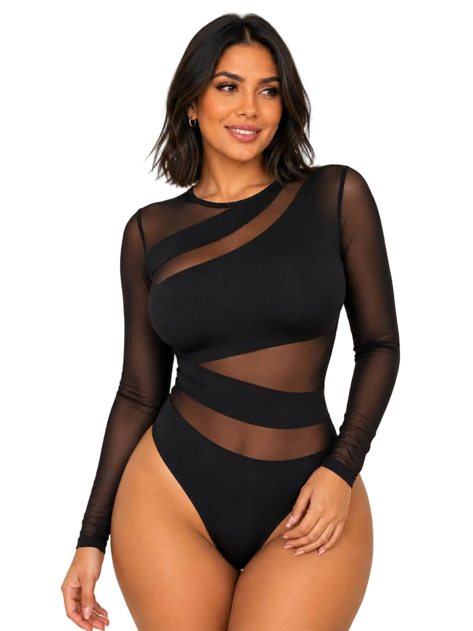Body con Malla Bonita