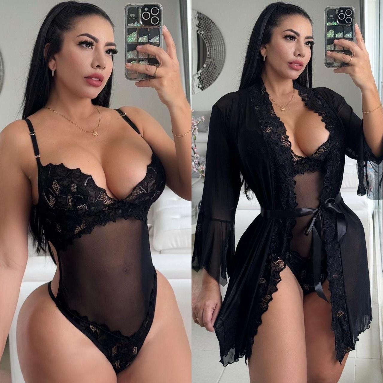 Baby doll DUo (body y bata)
