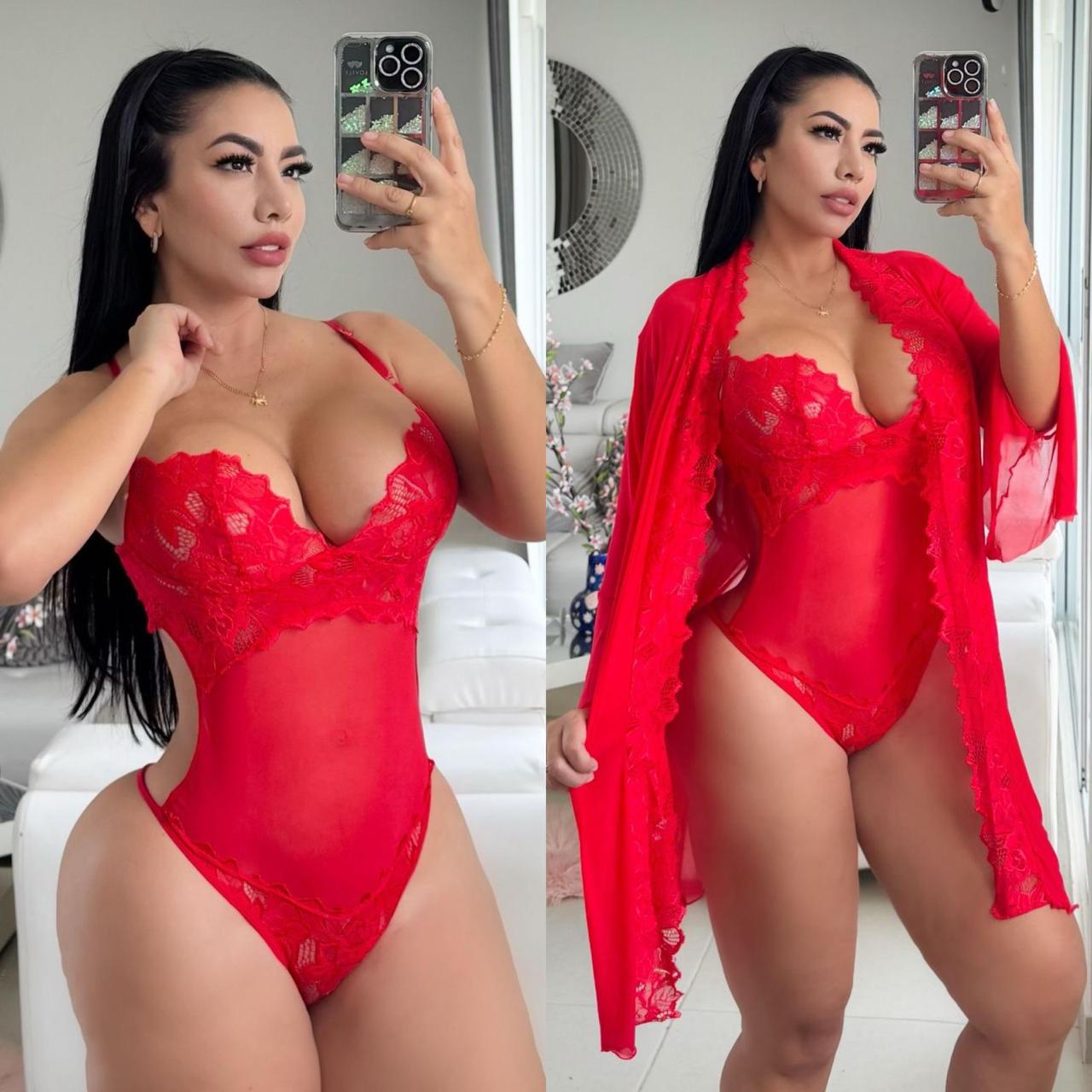 Baby doll DUo (body y bata)