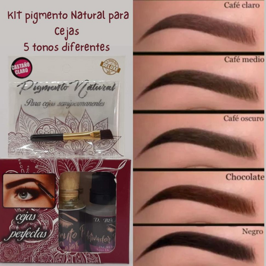 KIT PIGMENTO NATURAL PARA CEJAS