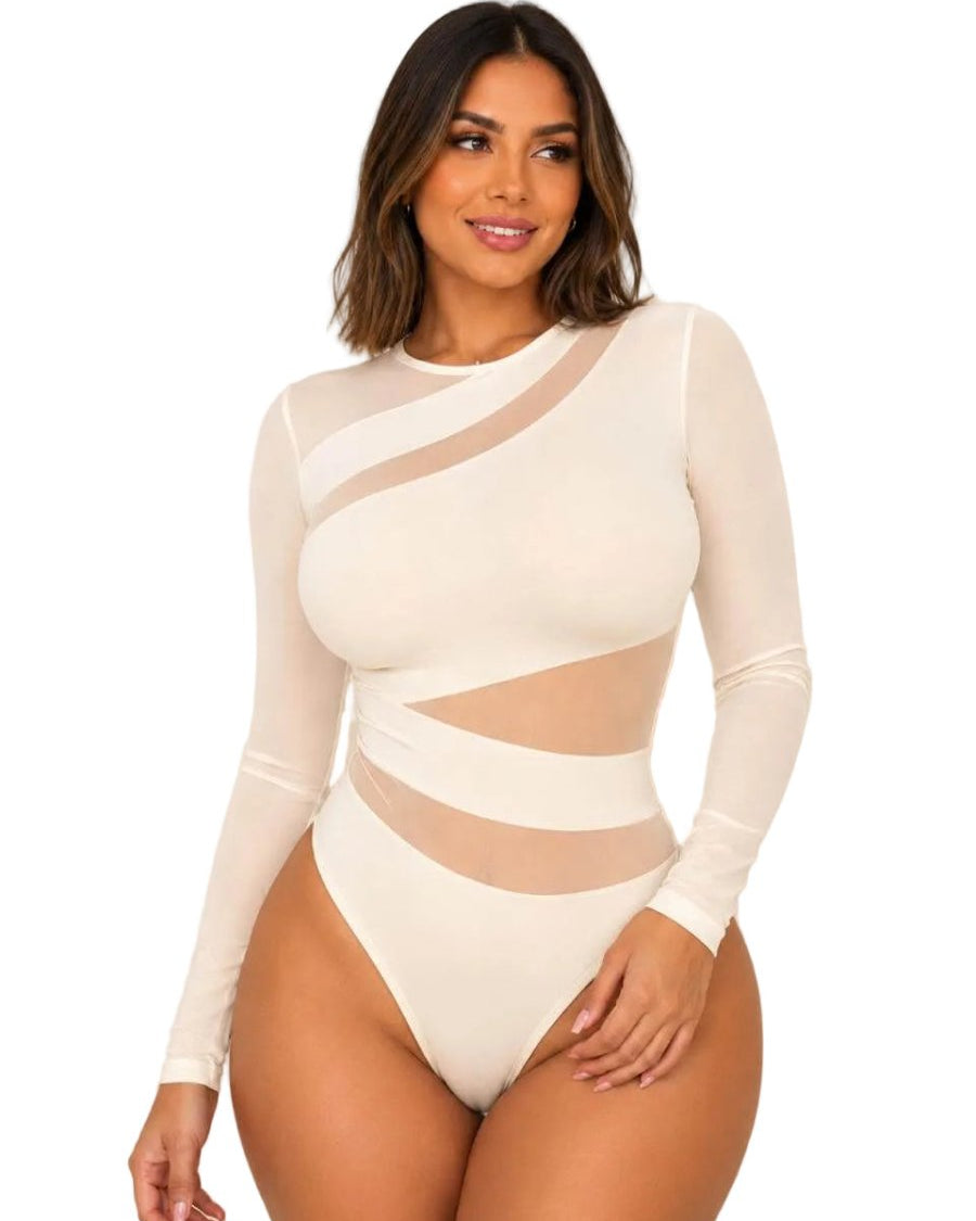 Body con Malla Bonita - afrodita tienda
