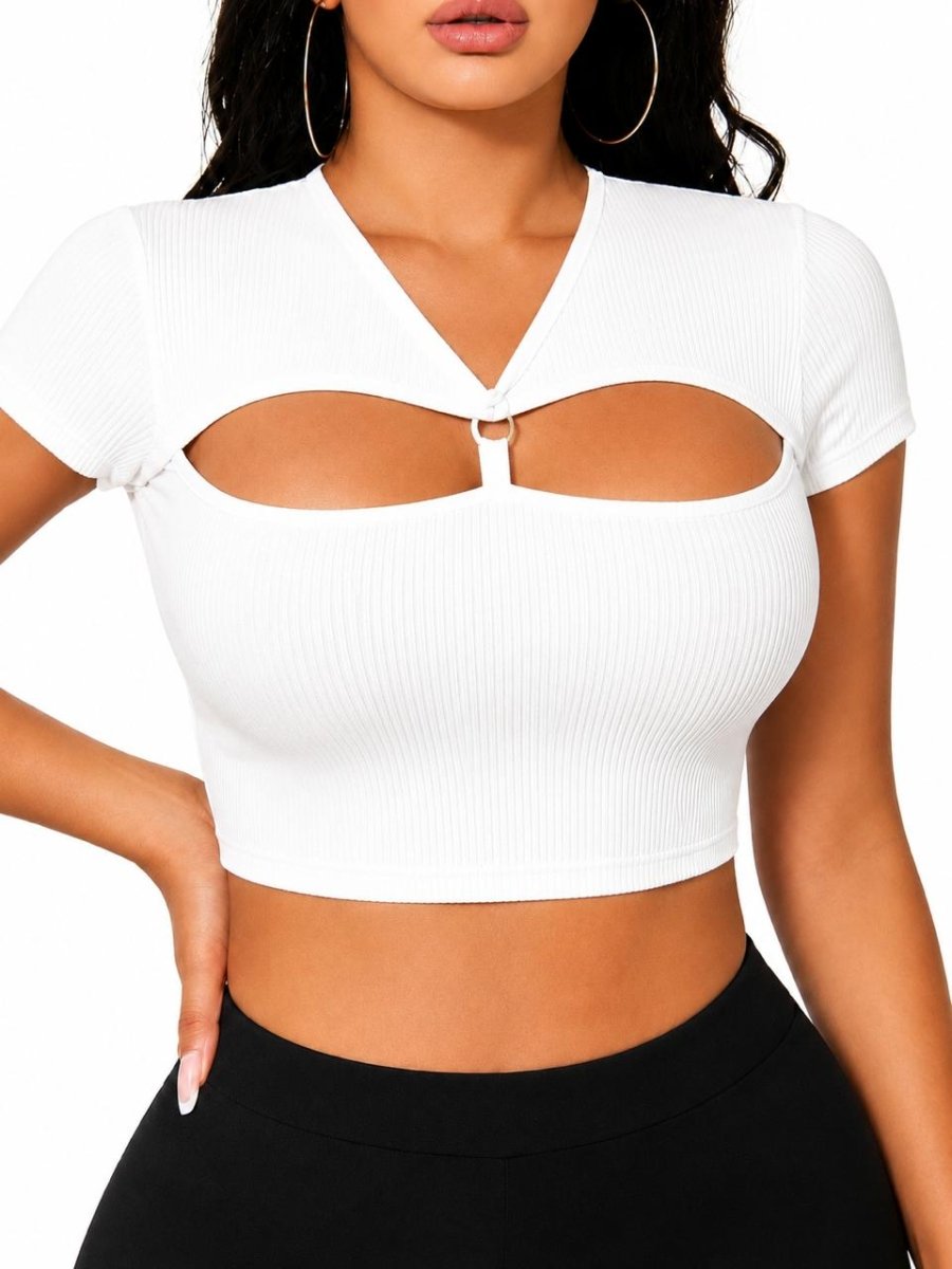 crop top corto luisa - afrodita tienda