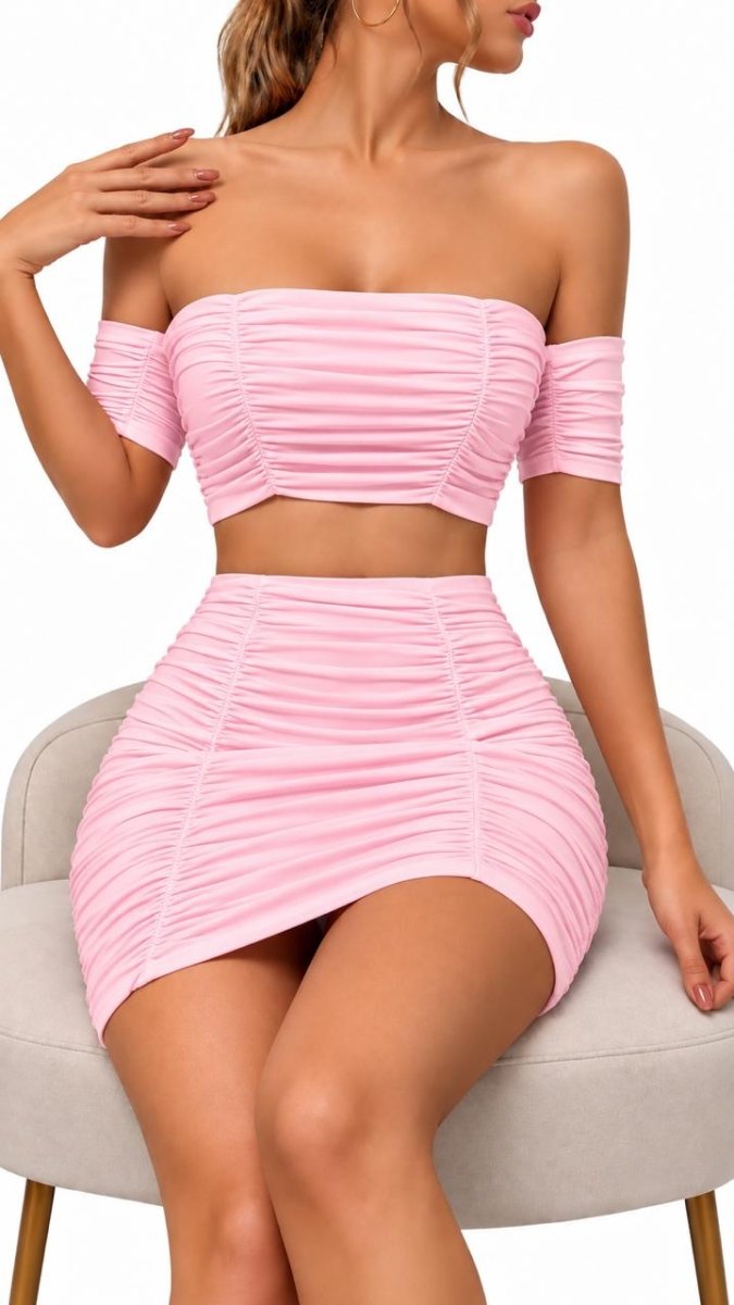 vestido de dos piezas florida - afrodita tienda
