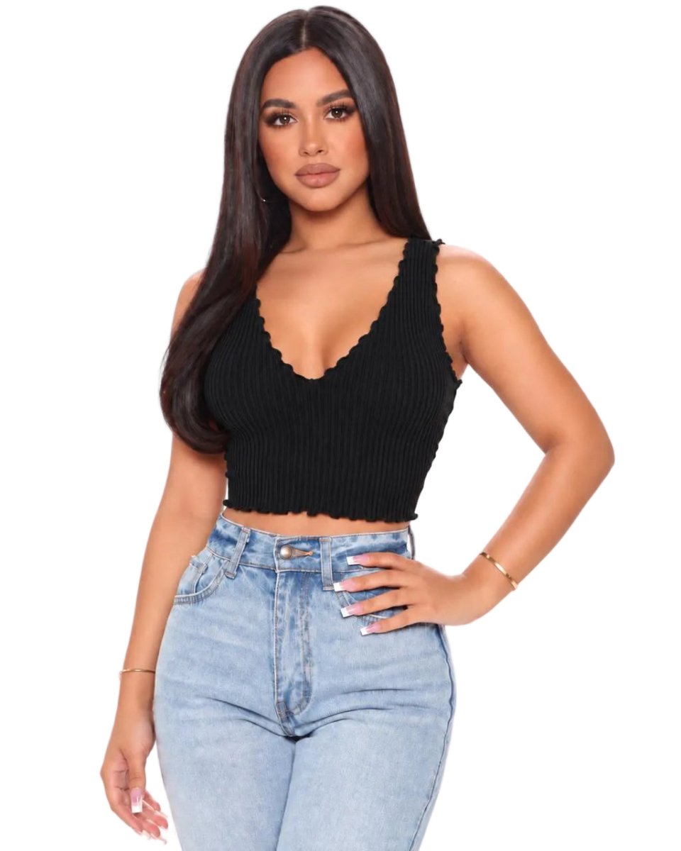crop top V - afrodita tienda